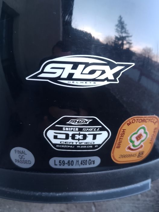 Каска shox внос Ан1глия, размер L.