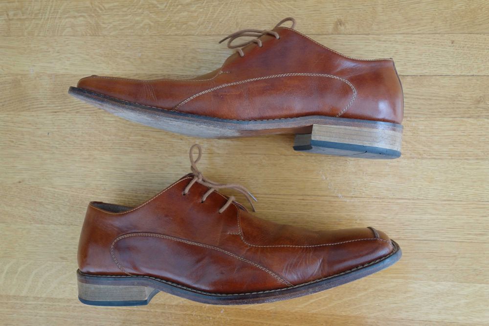 Pantofi piele SABATINI, 45, cognac