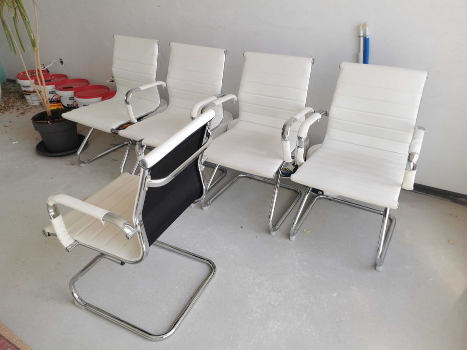 5 броя посетителски офис столове