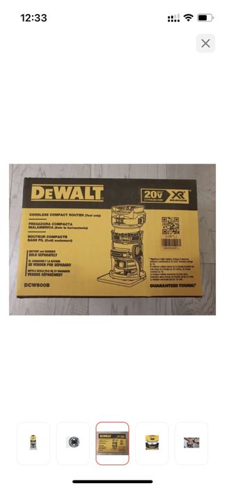Продам Фрезер кромочный DeWALT DCW600B