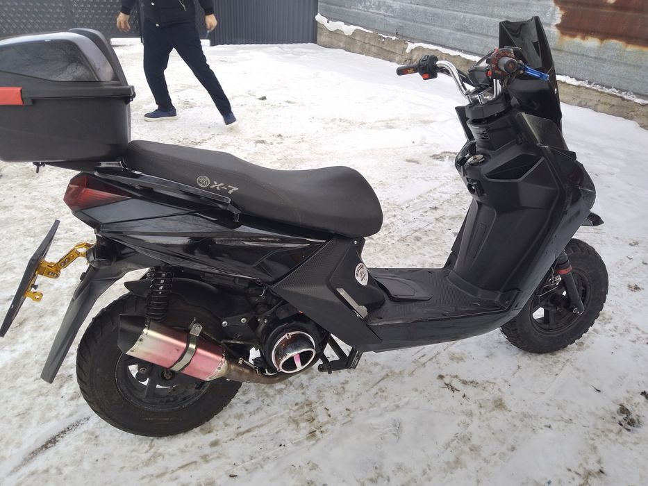 Мопед самурай на учете