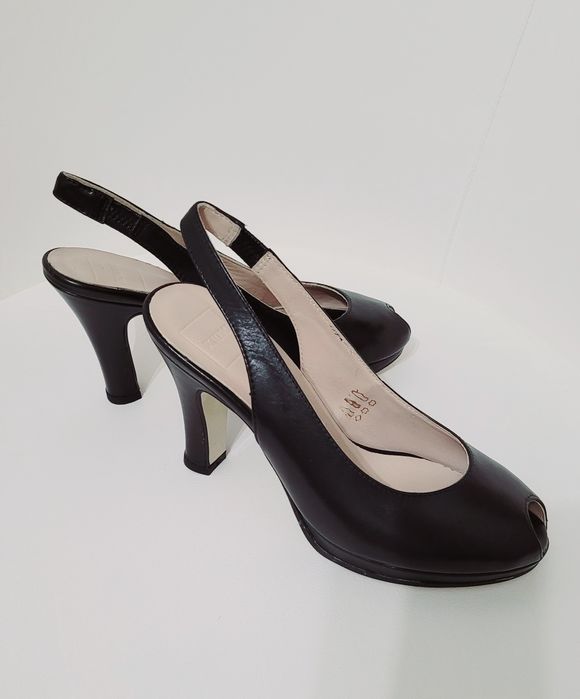 Sandale piele neagra marime 36