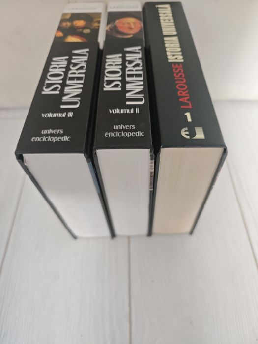 Set Istoria Universala, Larousse, Complet, 3 vol, Univers Enciclopedic