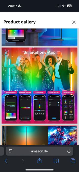 Стояща лед лампа led lamp smart home