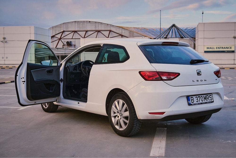 Seat Leon 1.2 TSI, 2013, alb - motor 90.000 km