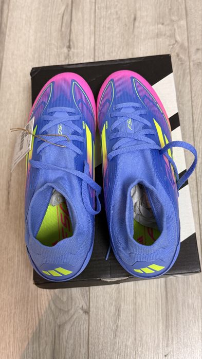 Ghete fotbal copii Adidas F50 LEAGUE FG/MG MID J, marimea 38,5