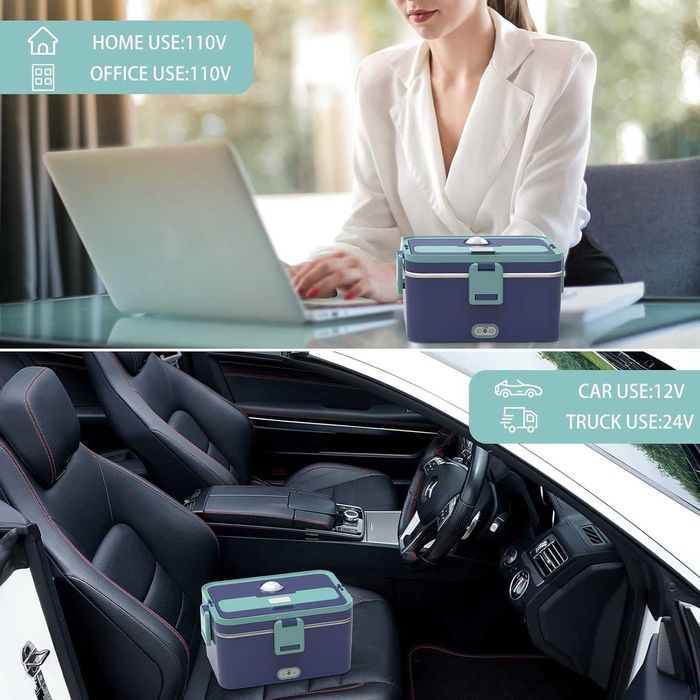 Electric Lunch Box Warmer, нагреваема кутия за обяд ,1,8 л контейнер