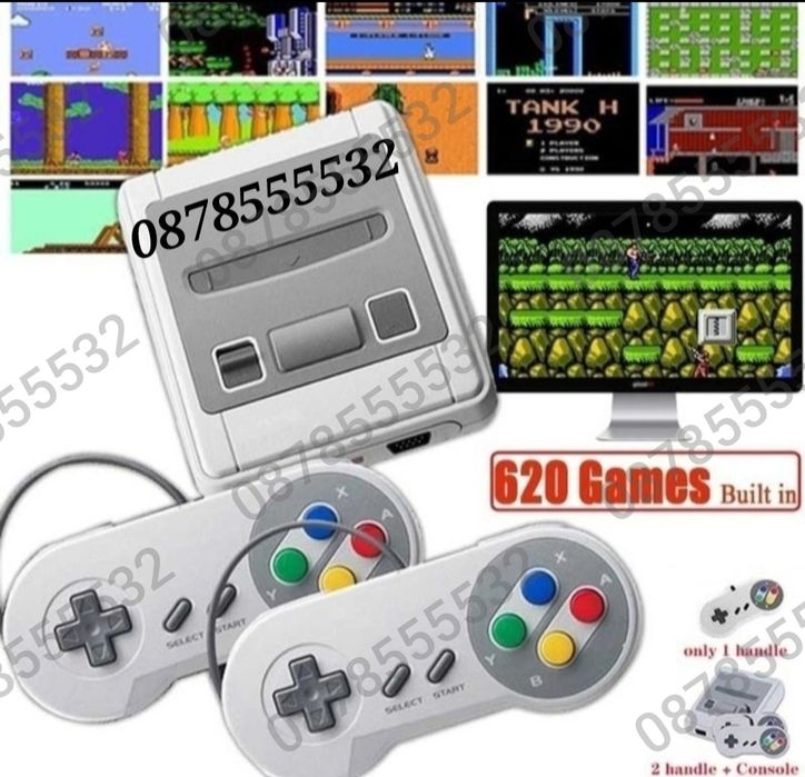 Телевизионна видео игра Nintendo 620 игри ТВ конзола Ретро Гейминг
