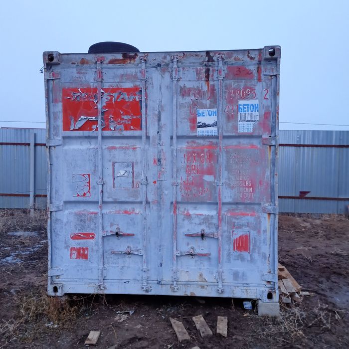 Темир контейнер будка замокпен