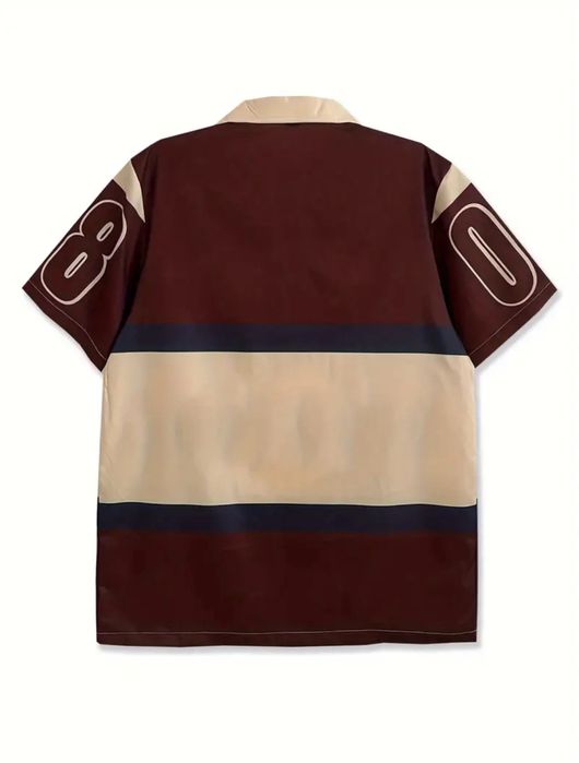 Рубашка с коротким рукавом на пуговицах