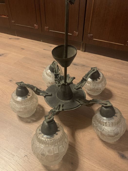 Lustra vintage cu 5 brate