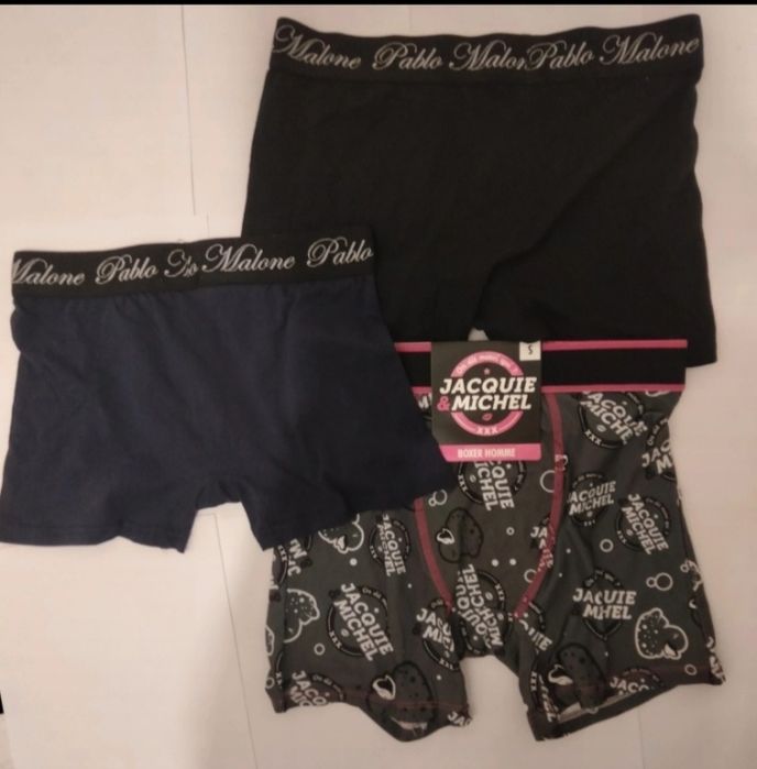 Trei boxeri mărimea S noi