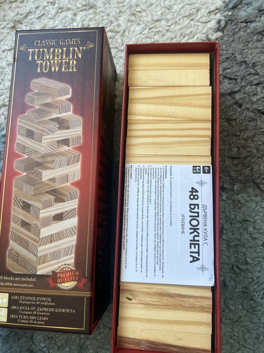 Настолна игра "Tumblin' Tower" (Дженга)