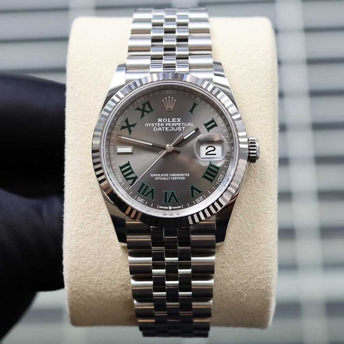 Rolex Datejust Silver Luxury-Automatic Edition New 41 mm