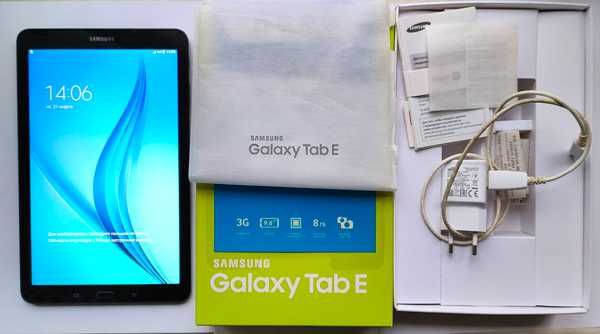 Планшет Samsung Galaxy Tab E, на запчасти