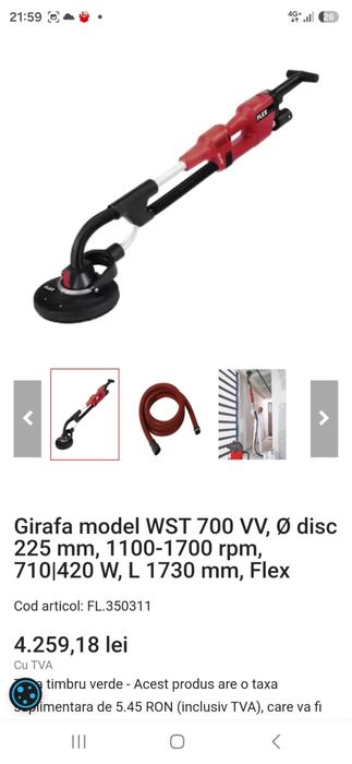 Girafa slefuit flex