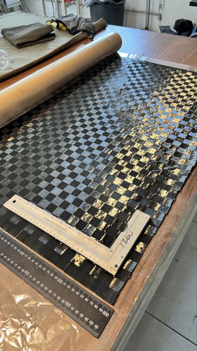 Карбоновое волокно шашка 2х2, для кованого карбона