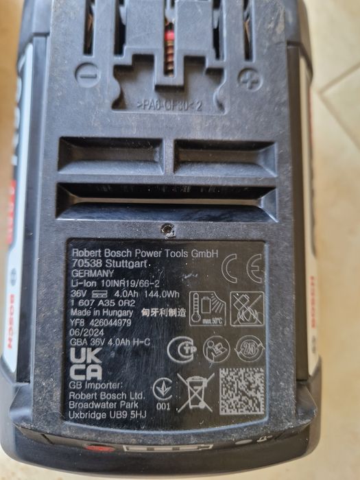 Bosch GBA 36 V / 4,0 Ah , PBA 36V/ 2,0 Ah