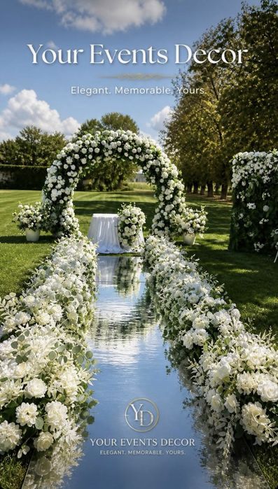 Aranjamente florale si decor evenimente nunta botez petrecere