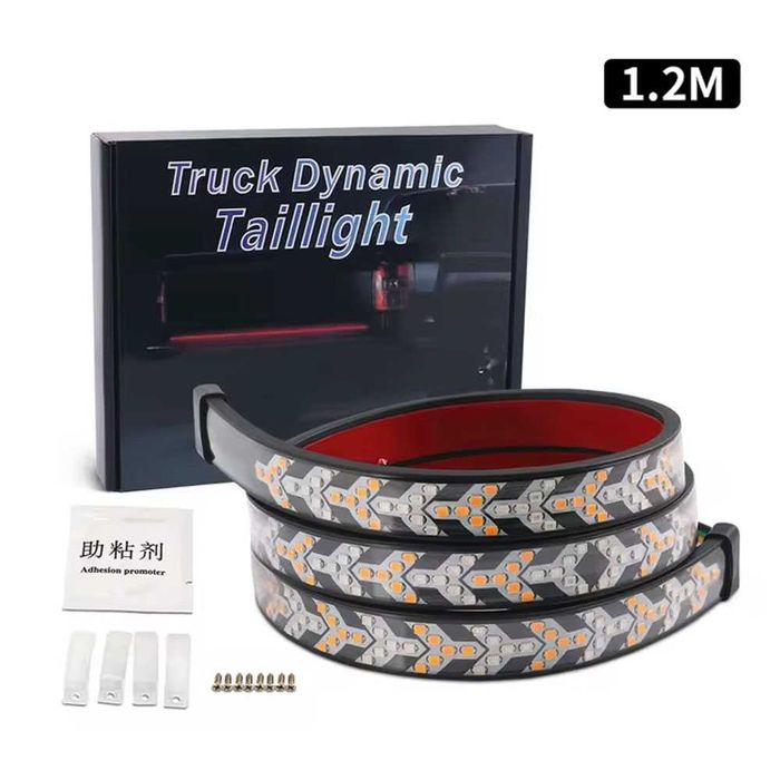 120 СМ LED лента за задна броня с 3 светлини - стоп, габарит и мигач
