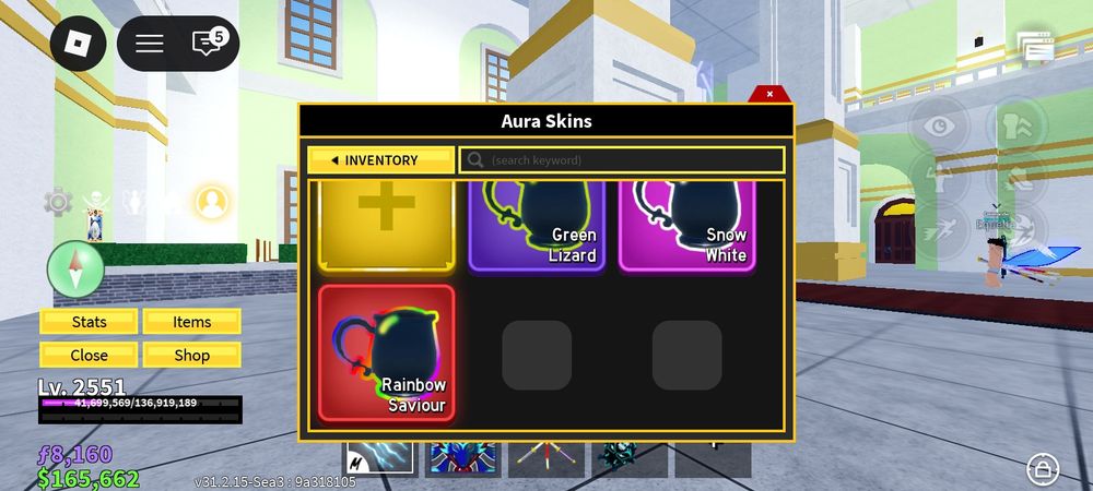 Продаю акаунт в roblox в блокс фрутс