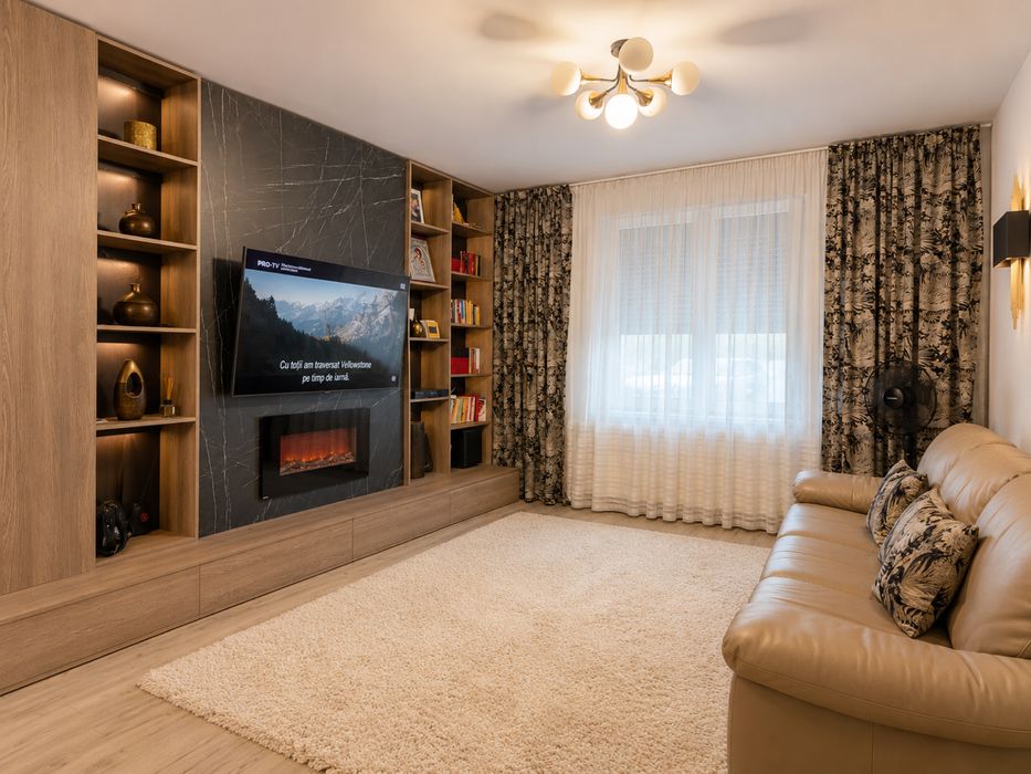 Apartament premium 3 camere | 101 mp | Grădină proprie | 2 locuri de parcare | Șelimbăr – Str. Nicolae Bran