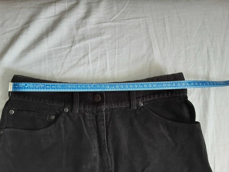 пола H&M джинсова, нова, черна №36