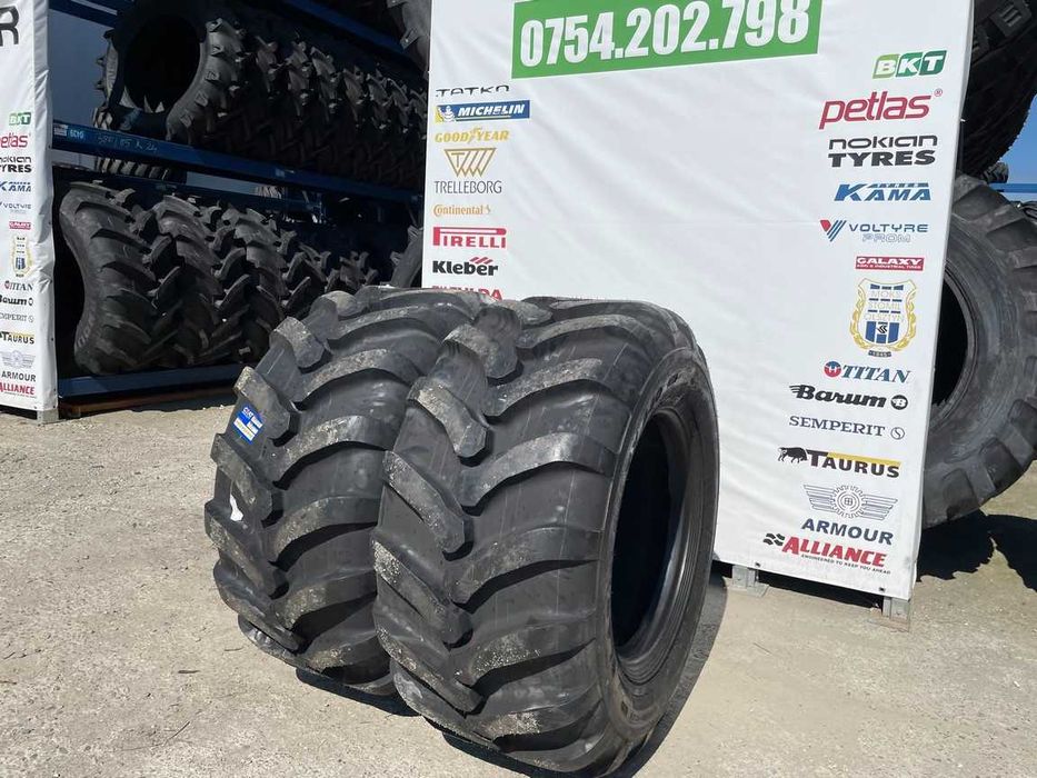 Anvelope noi 500/60-22.5 cu 16 pliuri marca CEAT pentru remorca