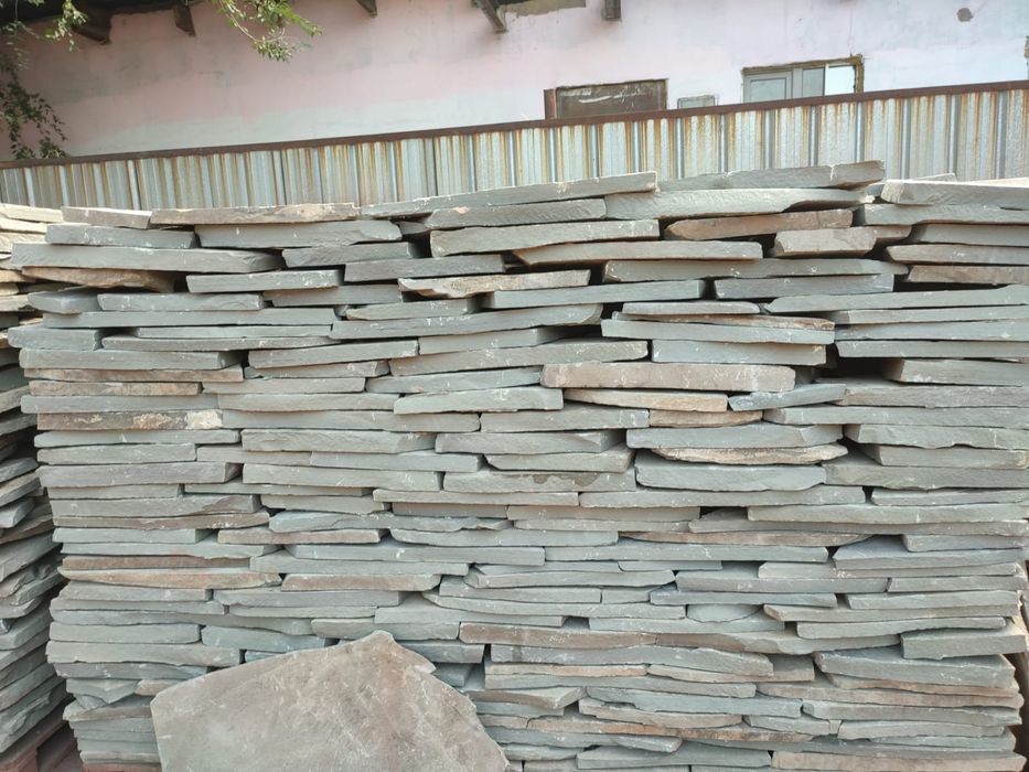 Серо-зеленый Камень плитняк