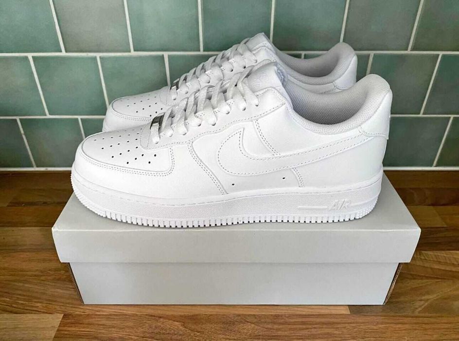 #WOW# Nike Air Force 1 Triple White Low - Verificare Colet - Premium