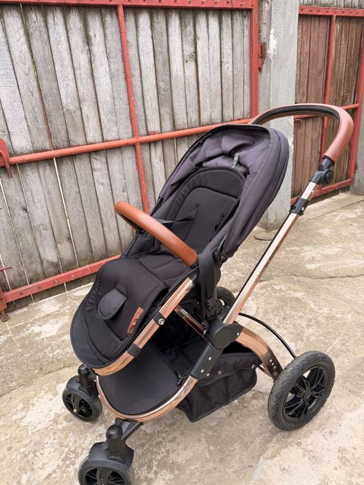 Cărucior/căruț copii 3 în 1 sport+landou+scaun auto , Ickle Bubba Stomp V4 Travel System With Isofix Base