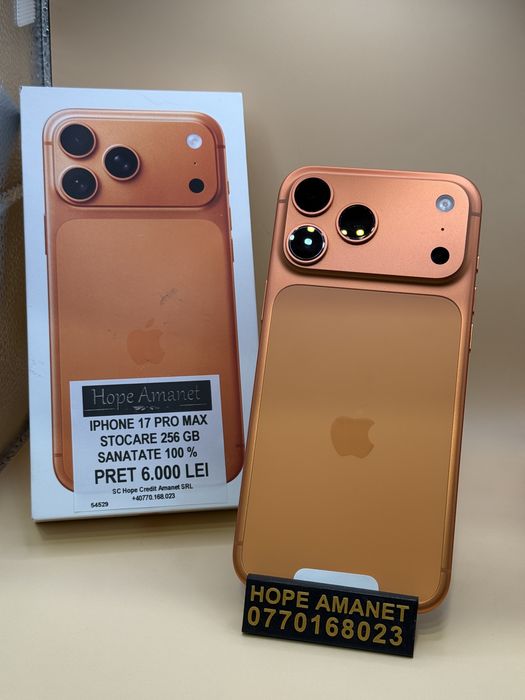 Hope Amanet P7 Iphone 17 Pro Max 256 Gb