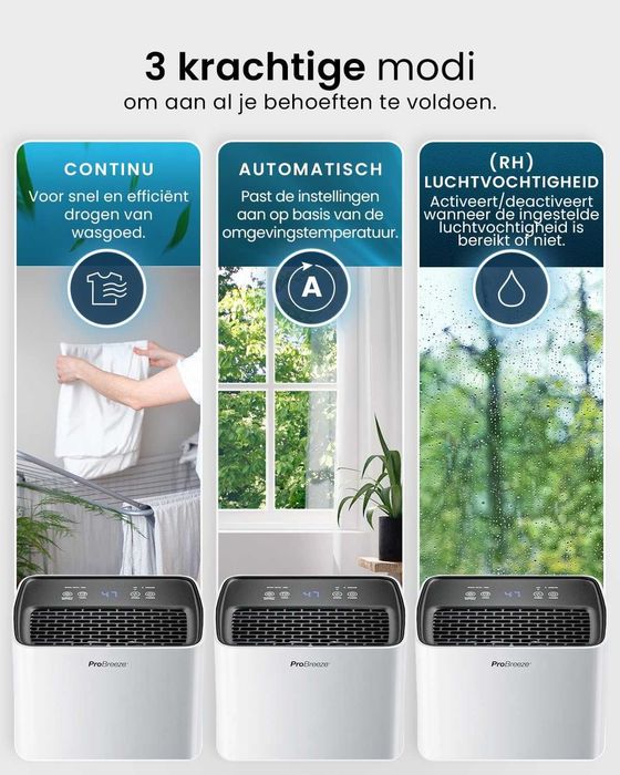 Влагоабсорбатор с дисплей за влажност и таймер  Pro Breeze