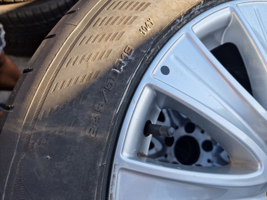 Гуми с Джанти за Mercedes S class W222 245/50 R 18 GoodYear dot 2024
