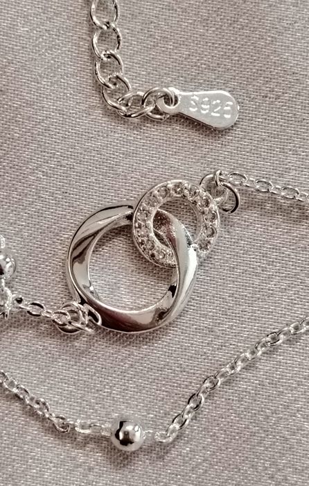 Brățara Nouă Dublă Reglabilă Argint S925