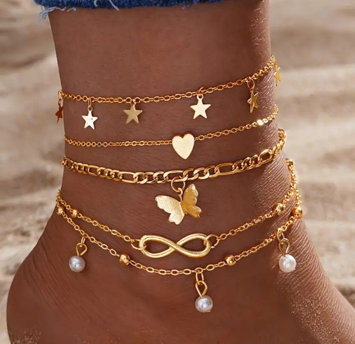 Brățară picior sexi , brățară glezna 8 modele la alegere , preț pe buc