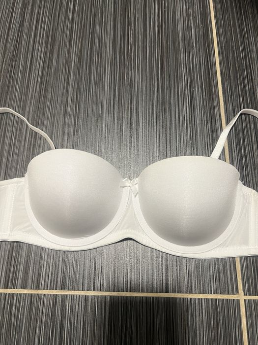 Sutien Censored alb push up