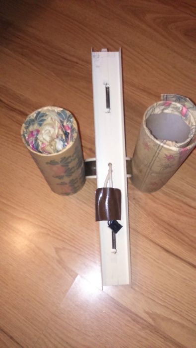 нов лампион за стена с две крушки