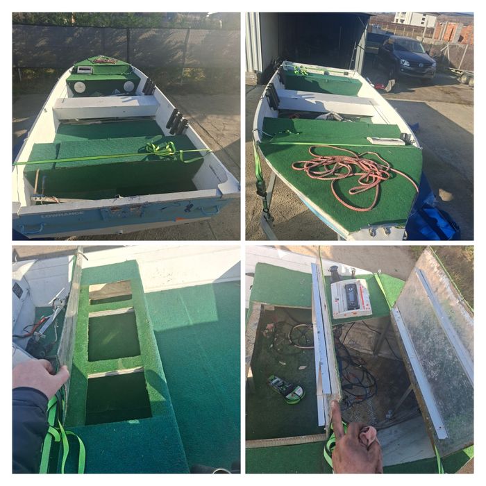 Barca aluminiu cu motor si peridoc