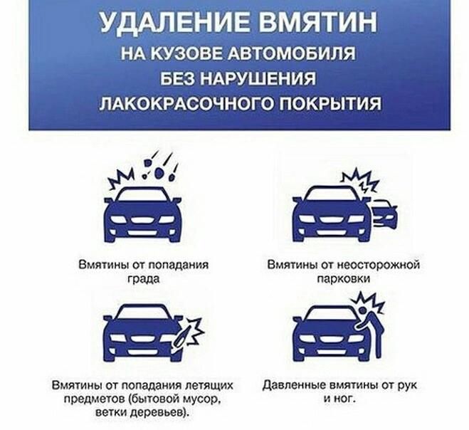 Кузовной ремонт.Удаление вмятин без покраски.услуги СТО.