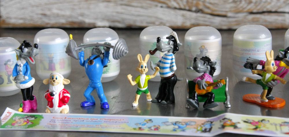 НУ ПОГОДИ пълна серия Киндер фигурки шоколадови яйца Ландрин