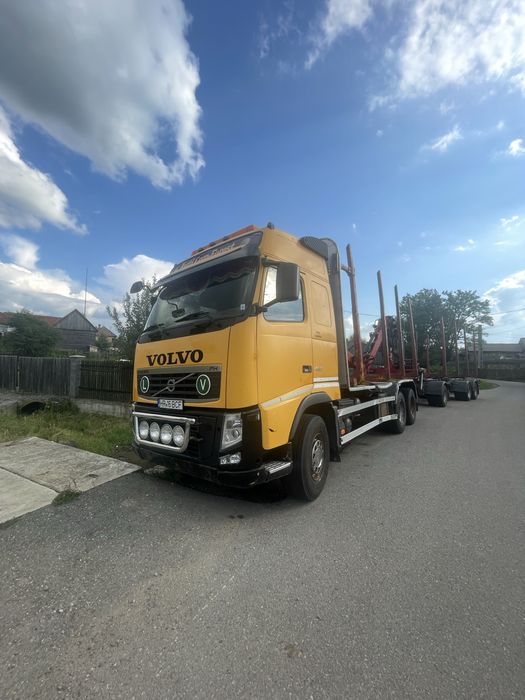 Camion forestier 6x4 Volvo FH460 schimb cu vaci sau racoante
