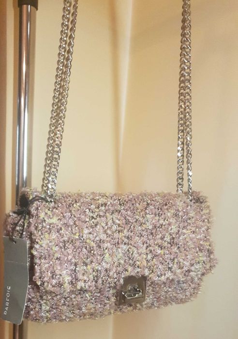 Geantă Parfois din tweed buclat NOUA , Eticheta