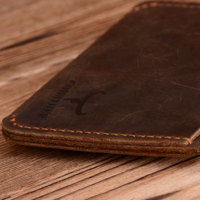 Portofel slim din piele naturala