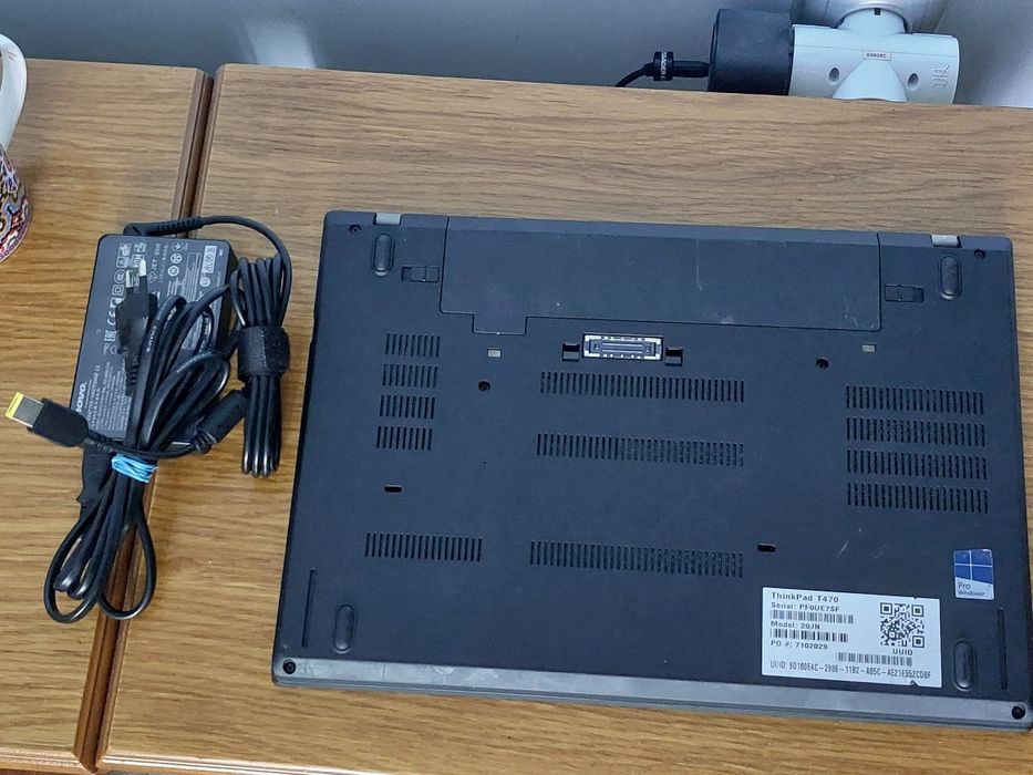 Laptop Lenovo T470 I5 6300U 2,4GHZ/3GHz, 12GB 256GB, Intel UHD 520, Windows 11, Office 2024