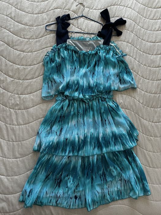 Lucy Къса синя рокля