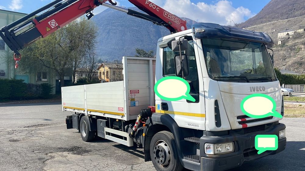 Iveco euro cargo 12 t cu macara