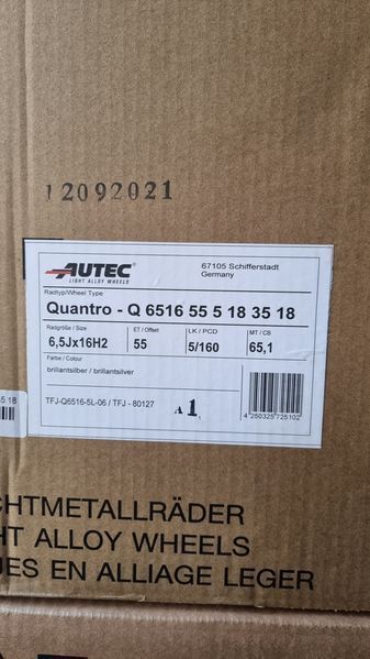 16цола Ford Transit Форд Транзит 5x160 4бр