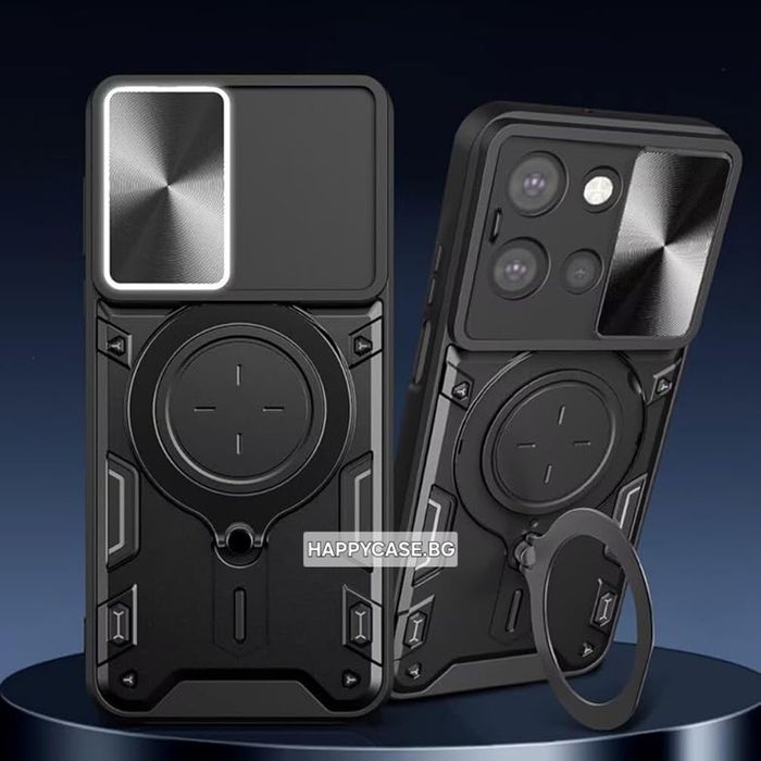 Motorola Edge 70 / 70 Pro / 70 Fusion / GIANT RING Удароустойчив кейс гръб с пръстен
