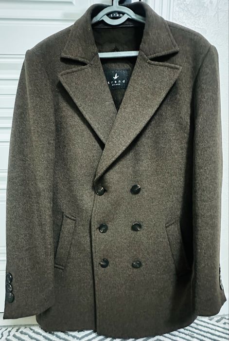 Пальто Тренд темно коричневый